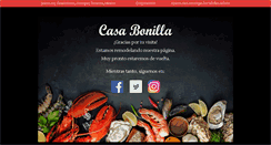 Desktop Screenshot of casabonilla.com